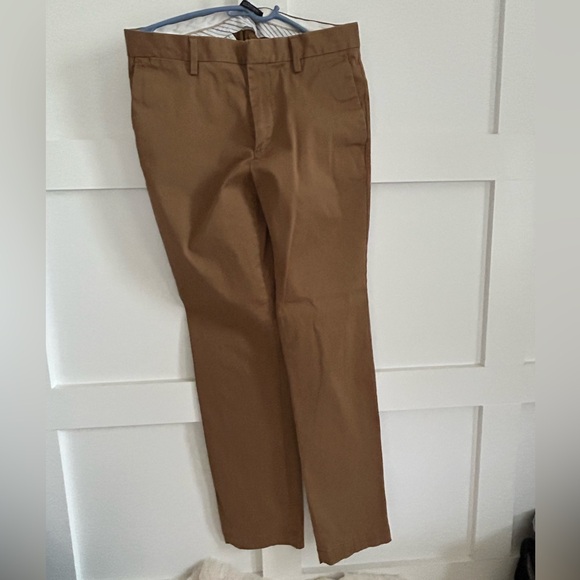 33x34 Banana Republic Men's Brown/Tobacco Chinos Slim - Excellent Condition - Picture 1 of 5